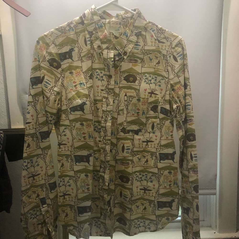 Odille size 6 button down shirt